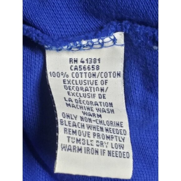 VINTAGE POLO RALPH LAUREN polo shirt 4XLT BLUE w/BIG PONY green Number 3 Cotton - Picture 7 of 8